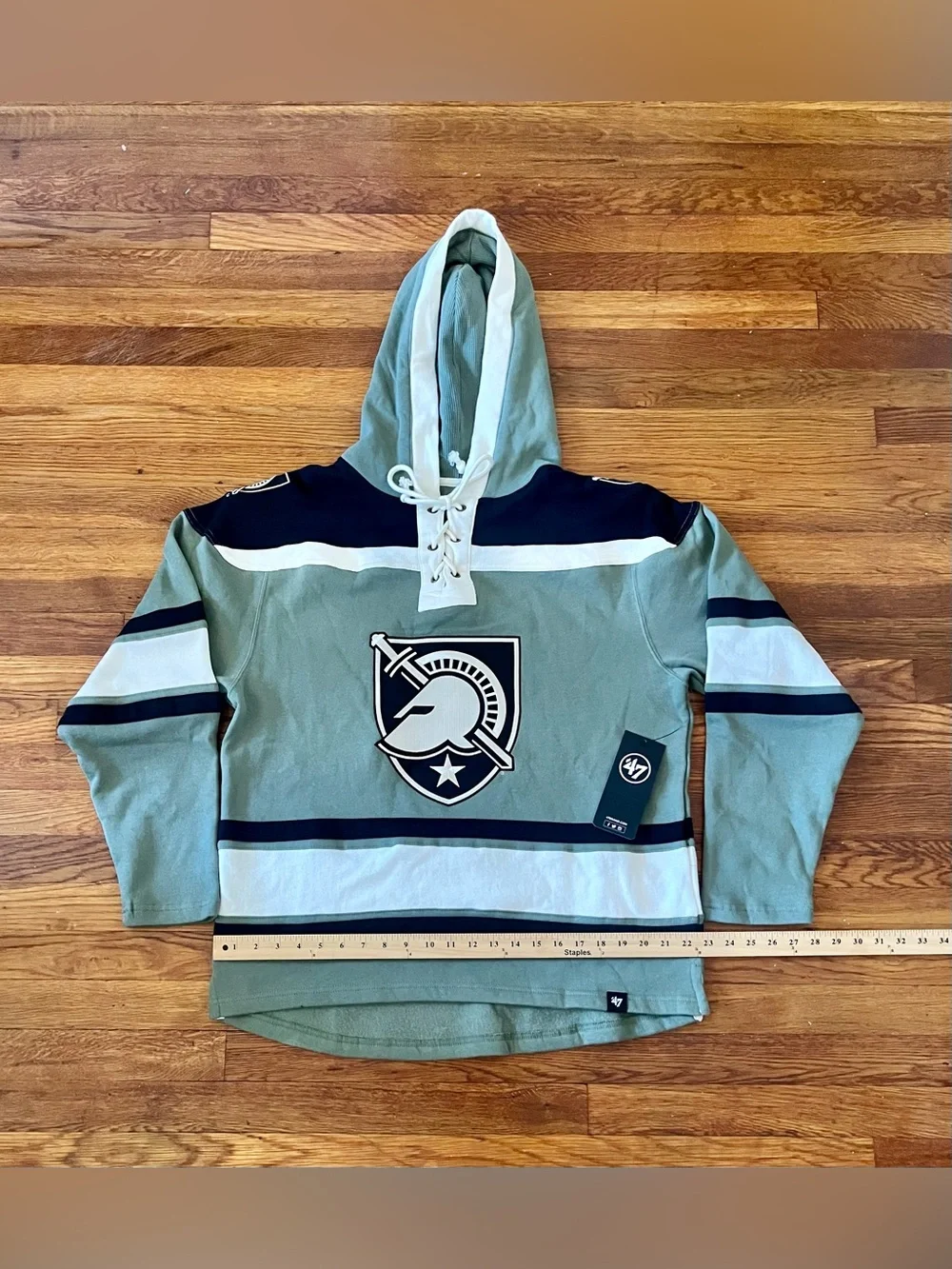 47 Brand Army Black Knights Superior Lacer Hoodie Size M & L $140 NWT